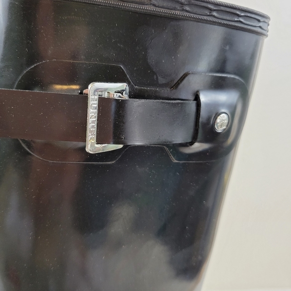 NWT!!! HUNTER BOOTS ORIGINAL TALL GLOSS BLACK - Picture 7 of 10